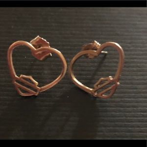 10kt Harly Davidson earrings